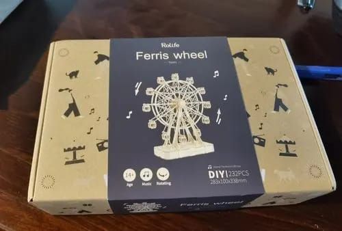Photo du montage partagée : Puzzle 3D boîte à musique grande roue