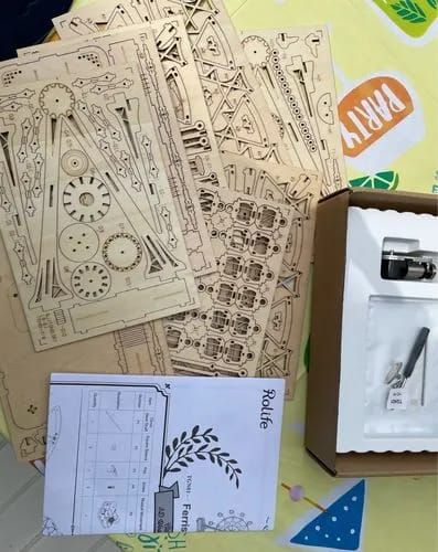 Photo du montage partagée : Puzzle 3D boîte à musique grande roue