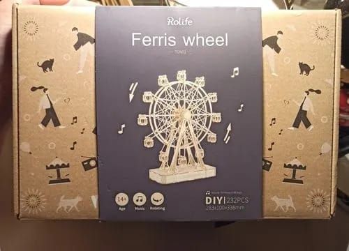 Photo du montage partagée : Puzzle 3D boîte à musique grande roue