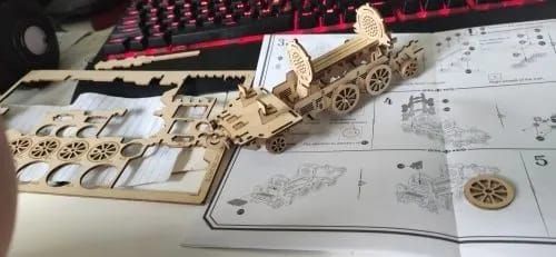 Photo du montage partagée : Puzzle 3D Express à vapeur Prime