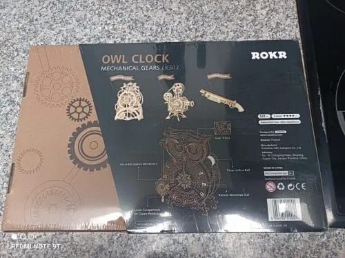 Photo du montage partagée : Puzzle 3D horloge hibou