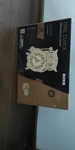 Photo du montage partagée : Puzzle 3D horloge hibou