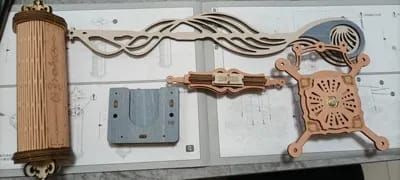 Photo du montage partagée : Puzzle 3D horloge murale romantique