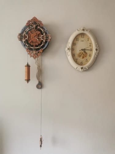Photo du montage partagée : Puzzle 3D horloge murale romantique