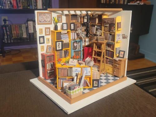 Photo du montage partagée : Maquette en bois maison miniature d'étude