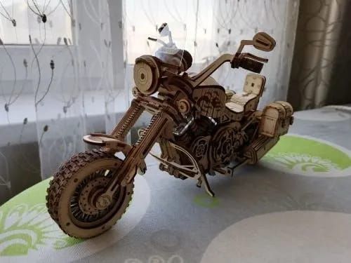 Photo du montage partagée : Puzzle 3D Moto de type cruiser