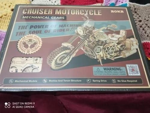 Photo du montage partagée : Puzzle 3D Moto de type cruiser
