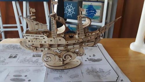 Photo du montage partagée : Puzzle 3D Navire à voile