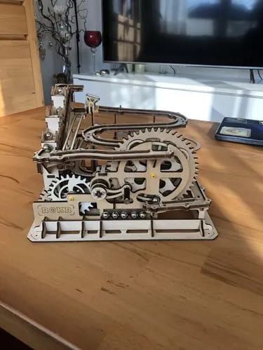 Photo du montage partagée : Puzzle 3D parcours de marbre
