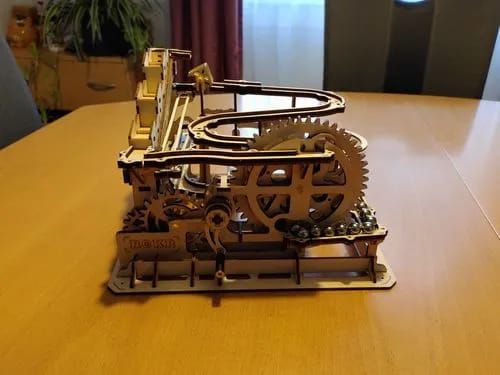 Photo du montage partagée : Puzzle 3D parcours de marbre
