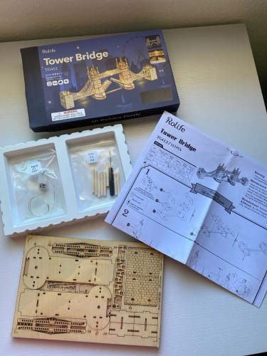 Photo du montage partagée : Puzzle 3D Pont de la Tour