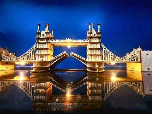 Photo du montage partagée : Puzzle 3D Pont de la Tour