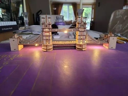 Photo du montage partagée : Puzzle 3D Pont de la Tour