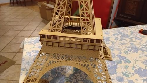 Photo du montage partagée : Puzzle 3D Tour Eiffel Plus