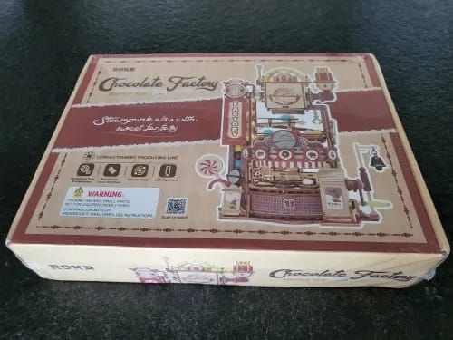 Photo du montage partagée : Puzzle 3D usine de chocolat marbre