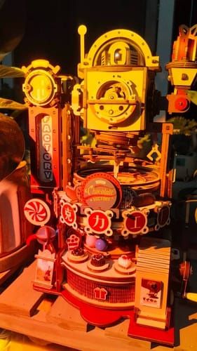 Photo du montage partagée : Puzzle 3D usine de chocolat marbre