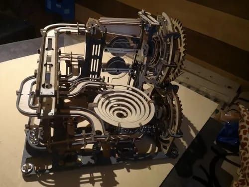 Photo du montage partagée : Puzzle 3D Ville de Nuit en Marbre