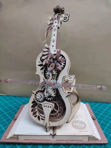 Photo du montage partagée : Puzzle 3D Violoncelle magique