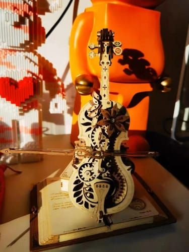 Photo du montage partagée : Puzzle 3D Violoncelle magique