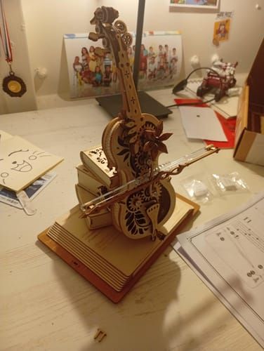 Photo du montage partagée : Puzzle 3D Violoncelle magique