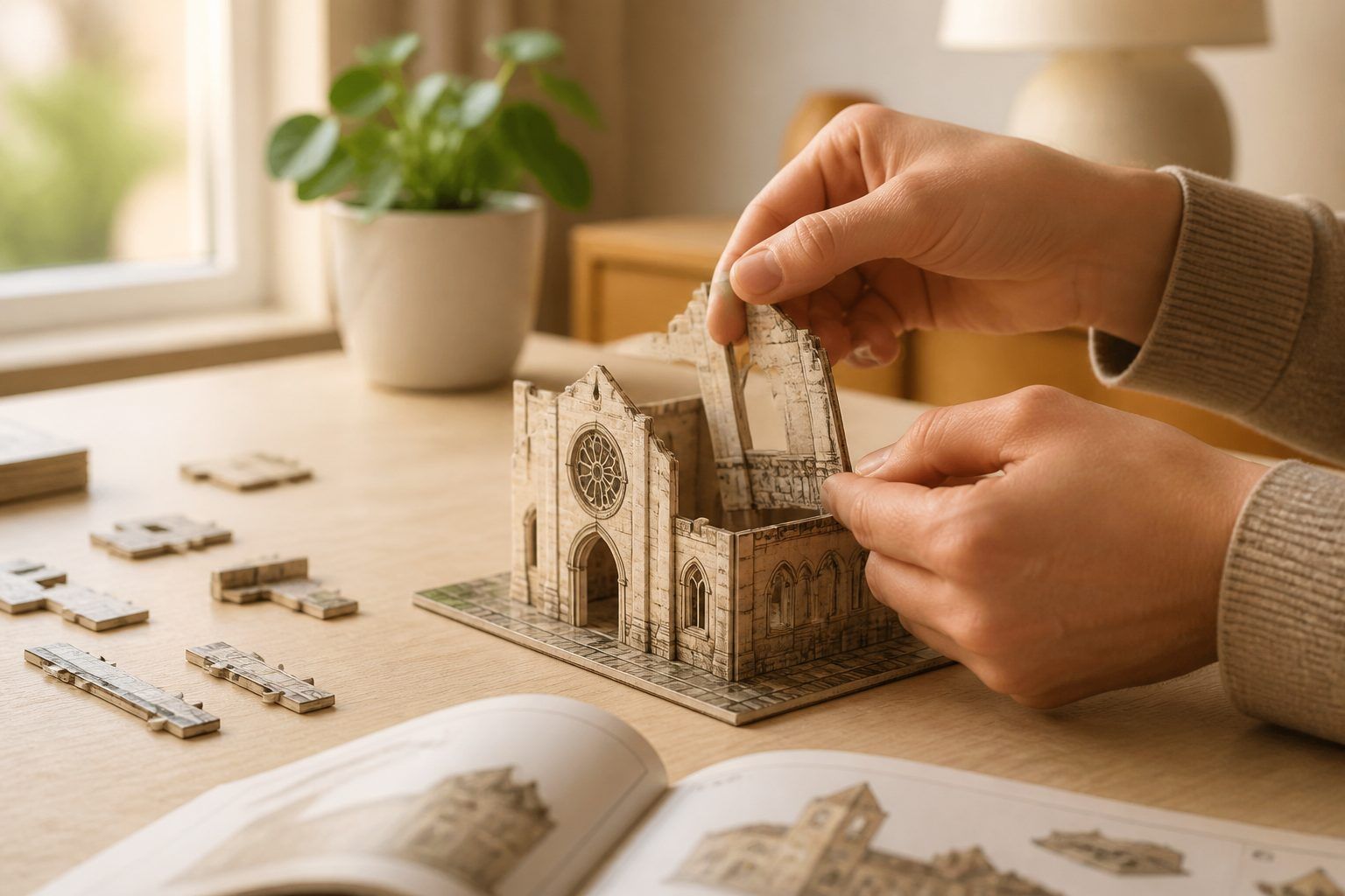 Étape 2 : assembler un puzzle 3D sans forcer les pièces
