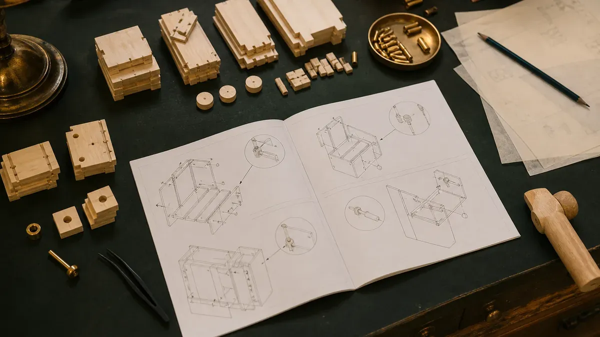 Comment monter une maquette en bois