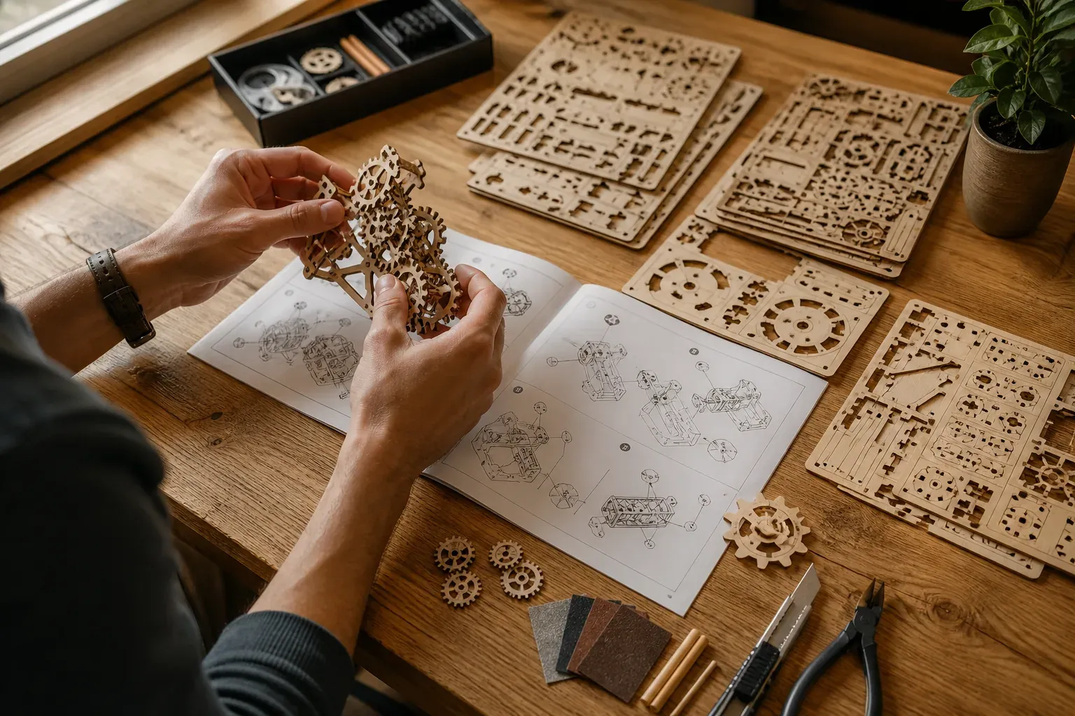 Une maquette en bois 3D pour adulte se choisit à l’établi