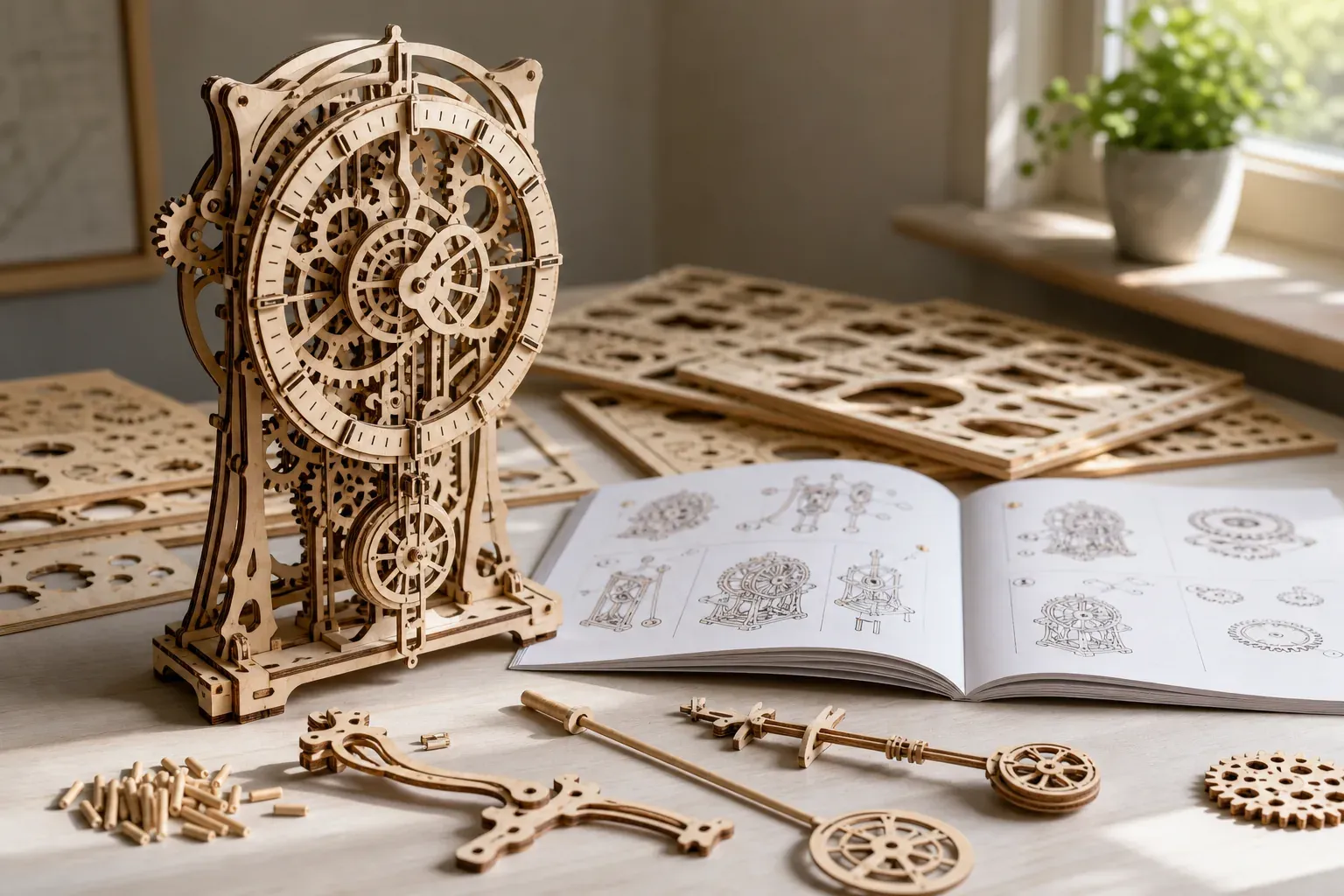 Une maquette bois horloge se choisit avant d’ouvrir la boîte