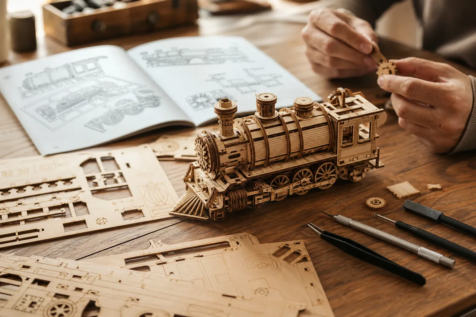 Une maquette bois train se choisit selon votre projet