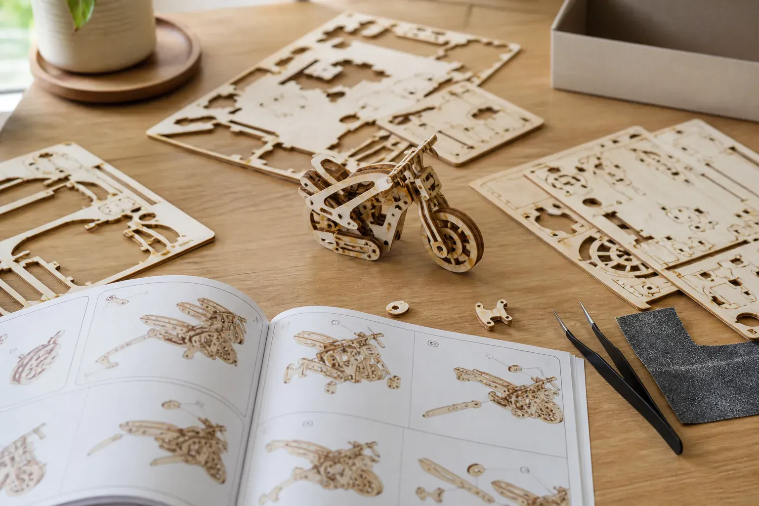 La maquette en bois facile se choisit selon 4 critères