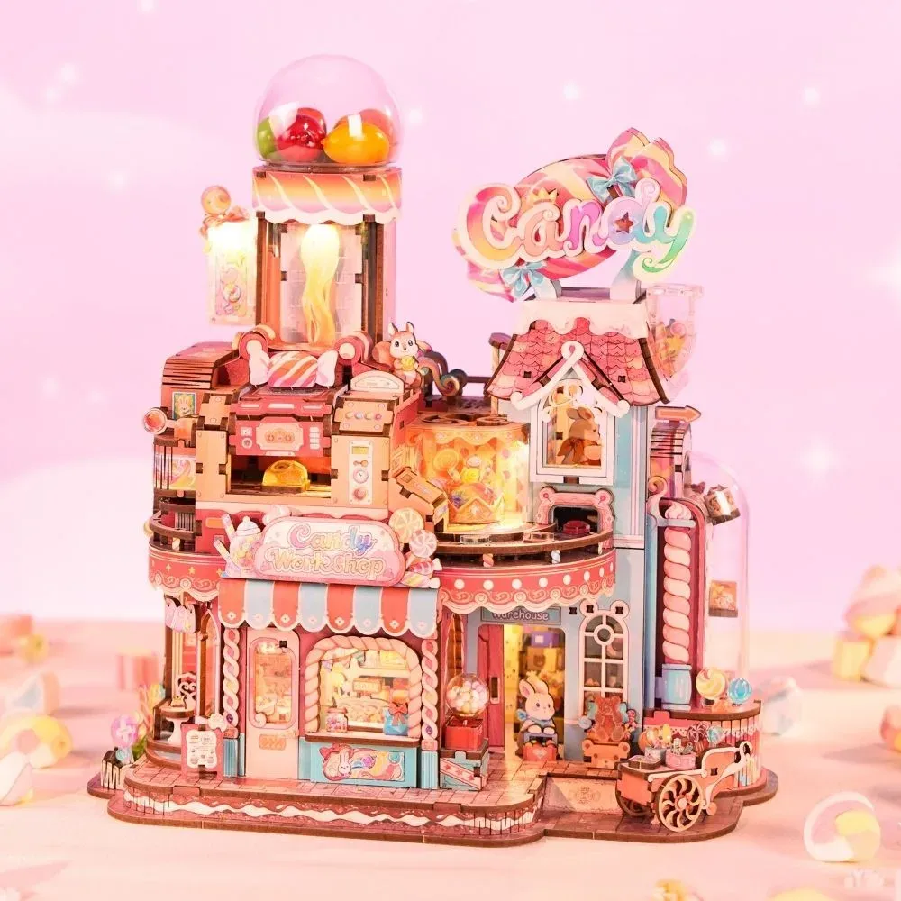Puzzle 3D atelier de confiseries