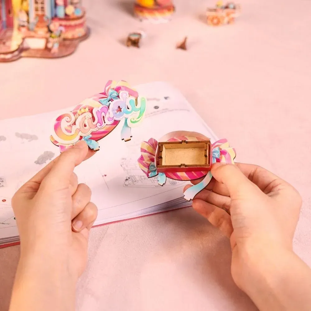 Puzzle 3D atelier de confiseries : vue 3
