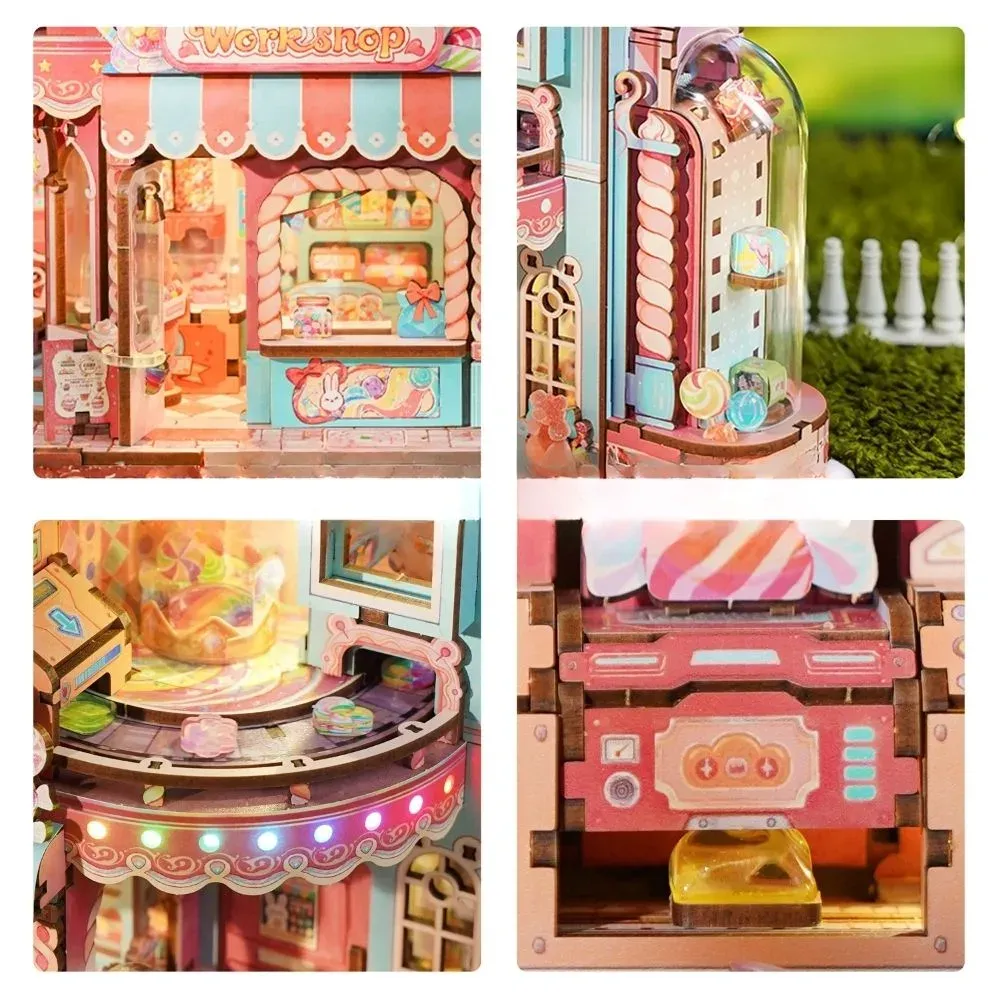 Puzzle 3D atelier de confiseries : vue 4