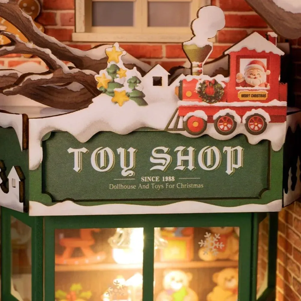 Puzzle 3D atelier de jouets du Père Noël : vue 3