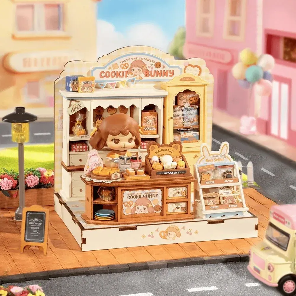 Puzzle 3D boutique de biscuits du lapin Cookii