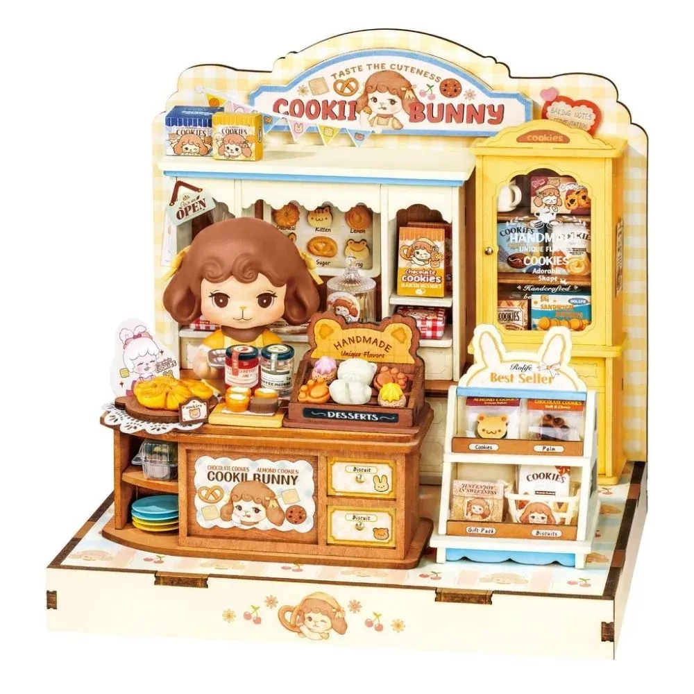 Puzzle 3D boutique de biscuits du lapin Cookii : vue 2