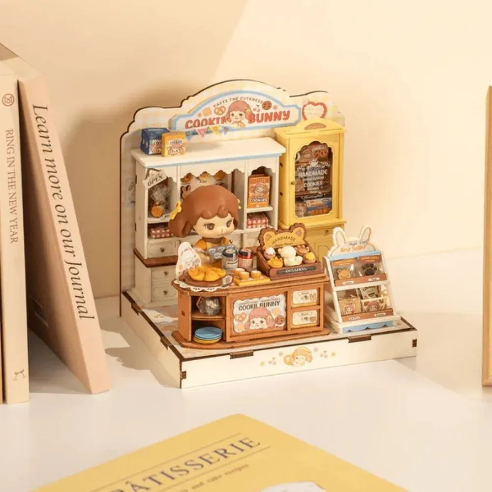 Puzzle 3D boutique de biscuits du lapin Cookii : vue 3