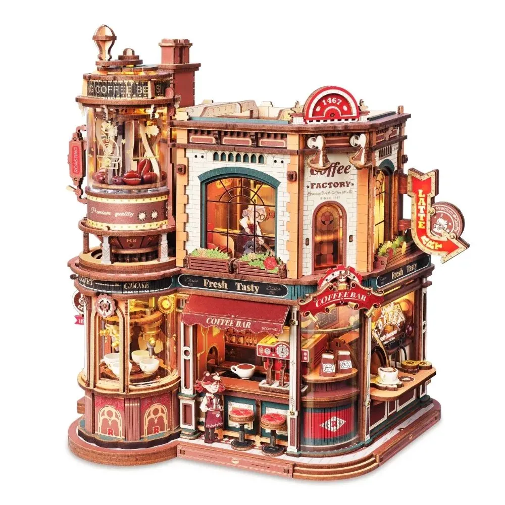 Puzzle 3D café de rêve : vue 2