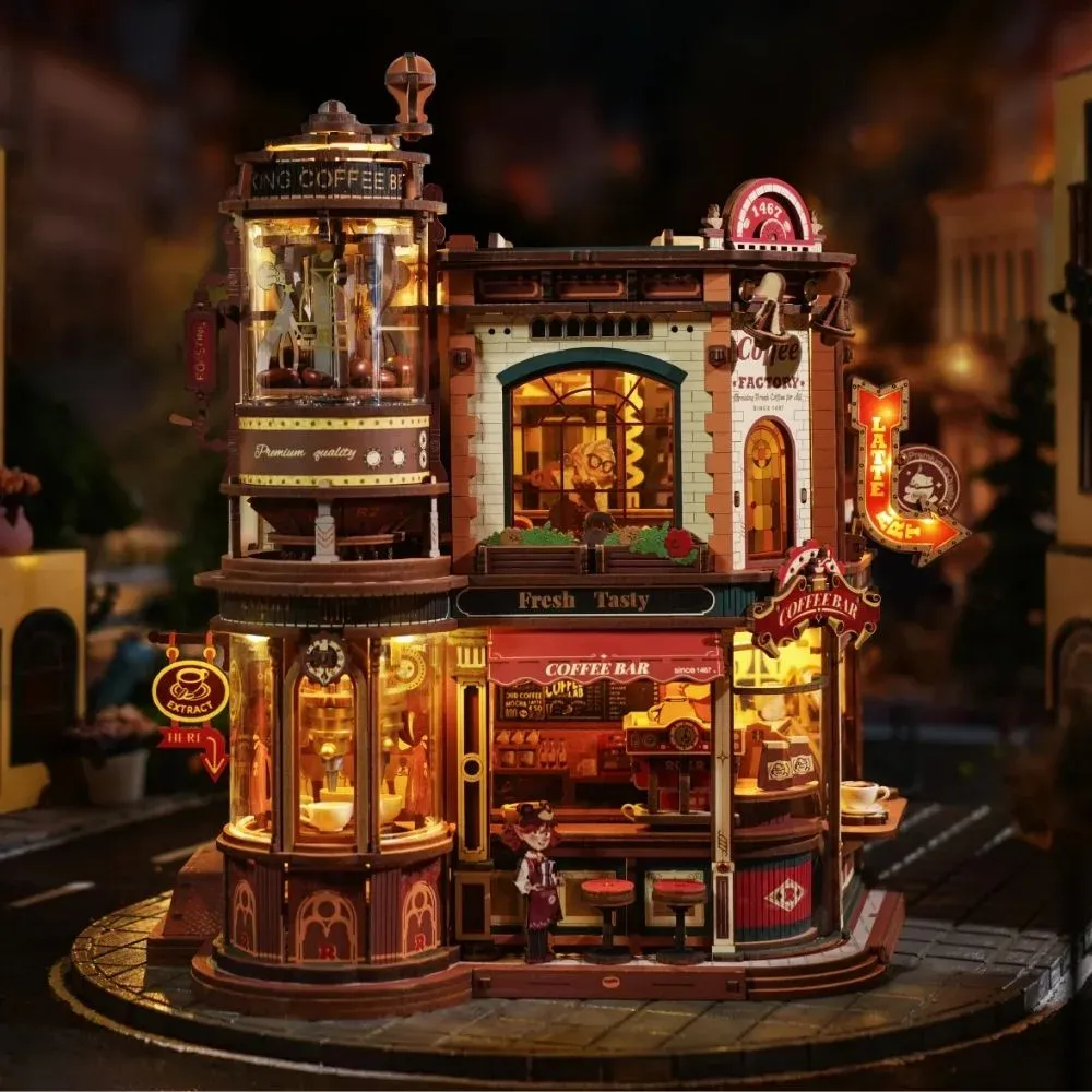 Puzzle 3D café de rêve : vue 3