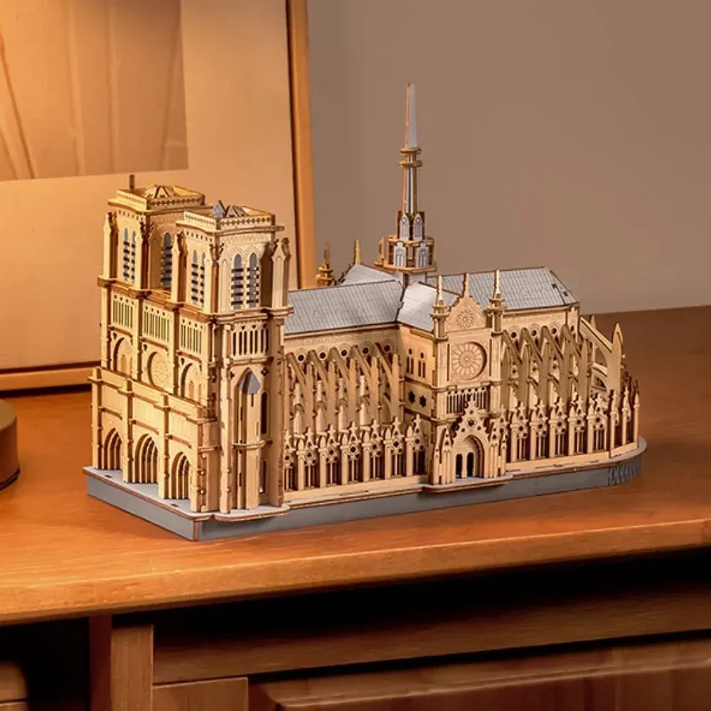 Puzzle 3D cathédrale de Paris : vue 3