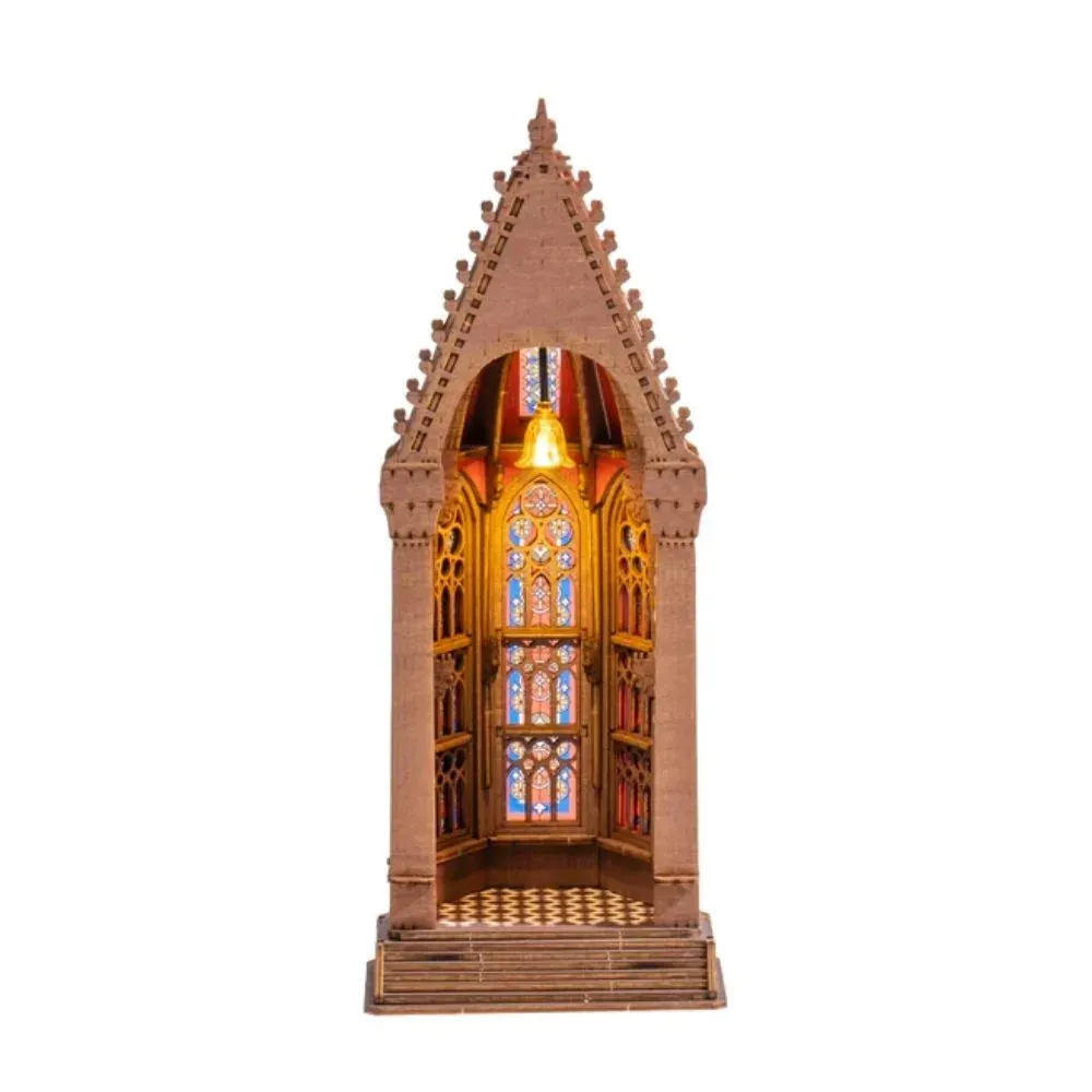 Puzzle 3D cathédrale géométrique : vue 2