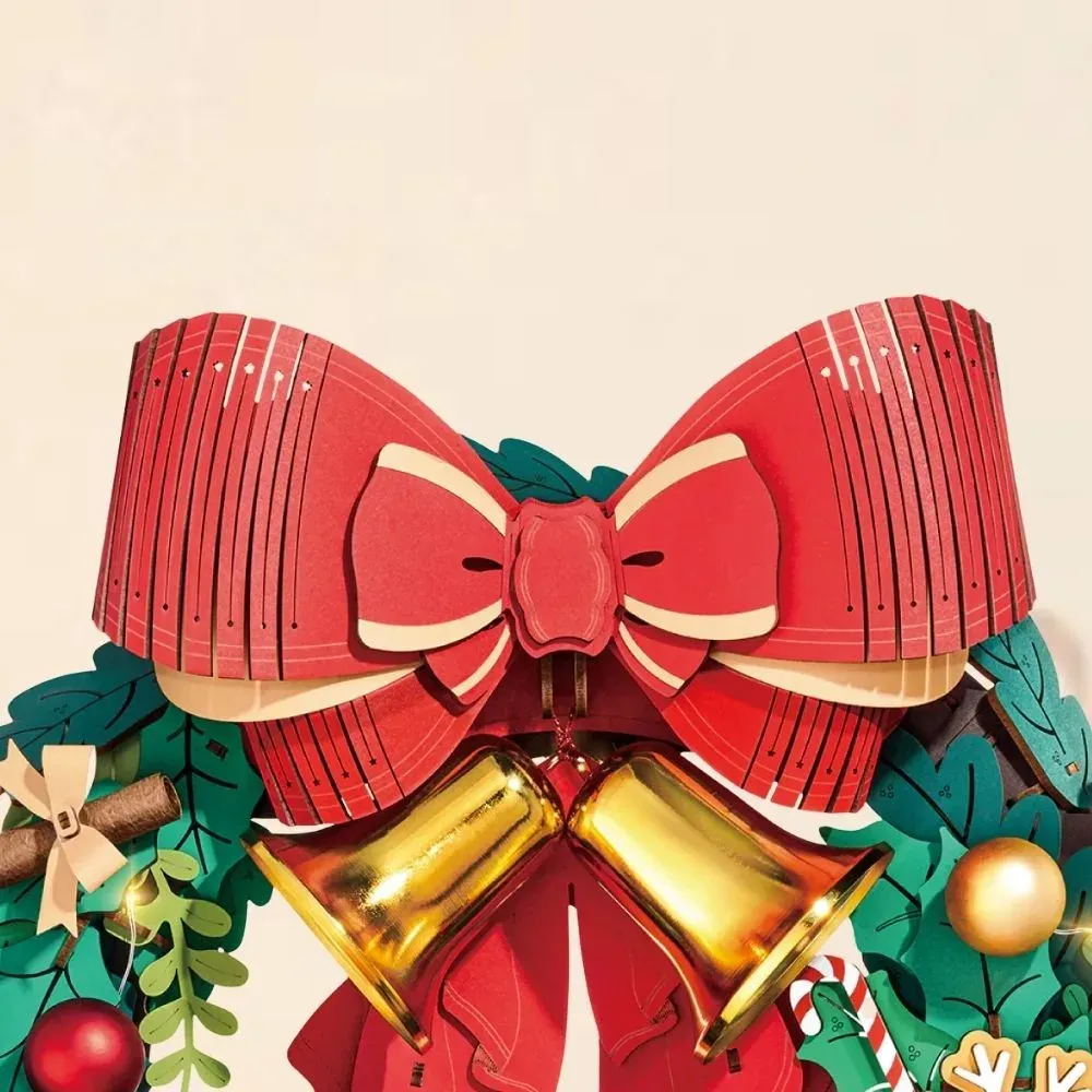Puzzle 3D couronne de Noël : vue 4