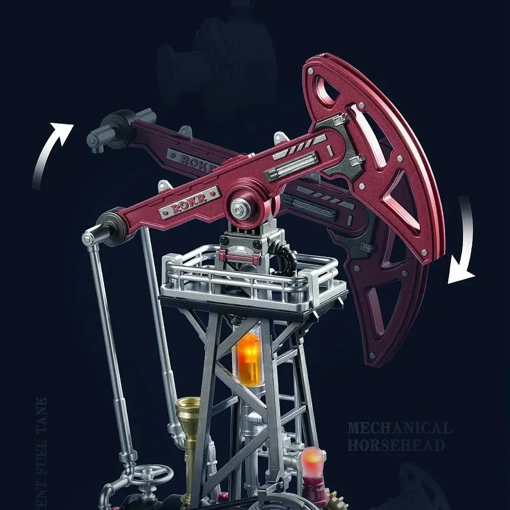 Puzzle 3D extracteur d’huile : vue 3