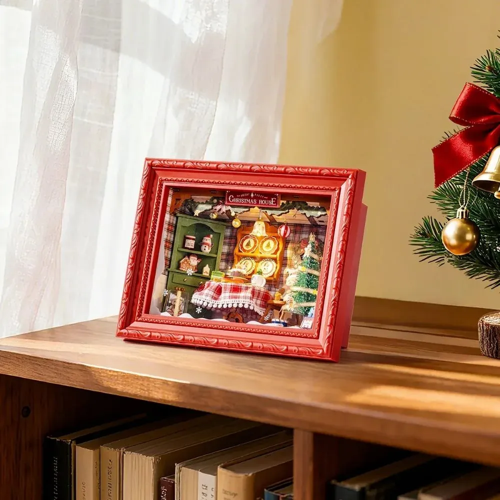Puzzle 3D fête de la veille de Noël : vue 3