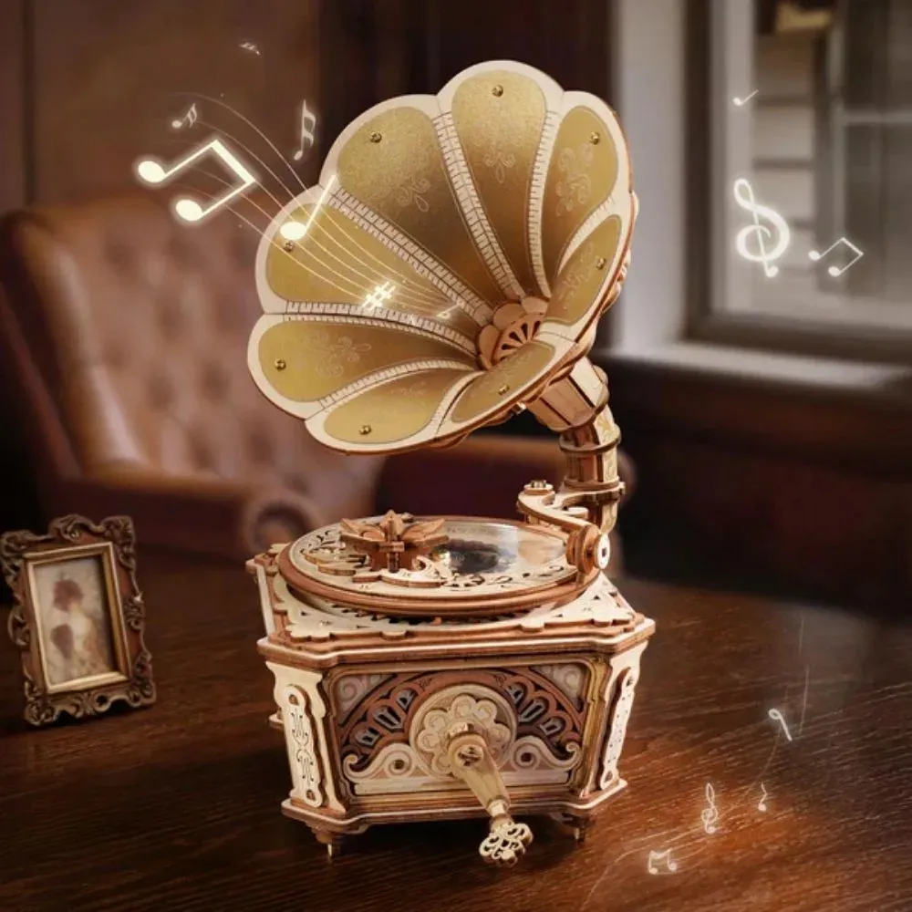 Puzzle 3D grammophone diva : vue 3