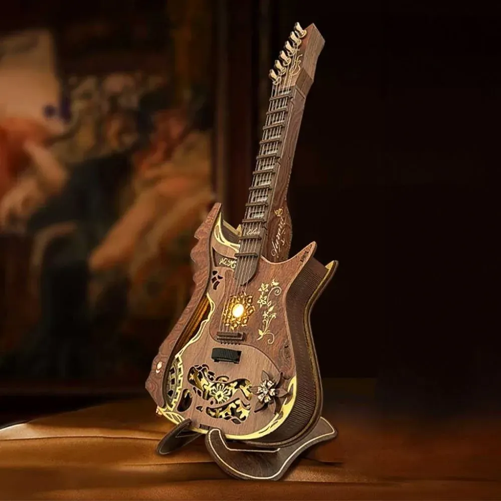 Puzzle 3D guitare mélodieuse