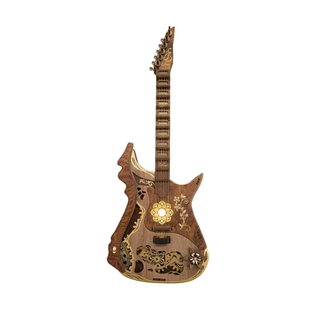 Puzzle 3D guitare mélodieuse : vue 2