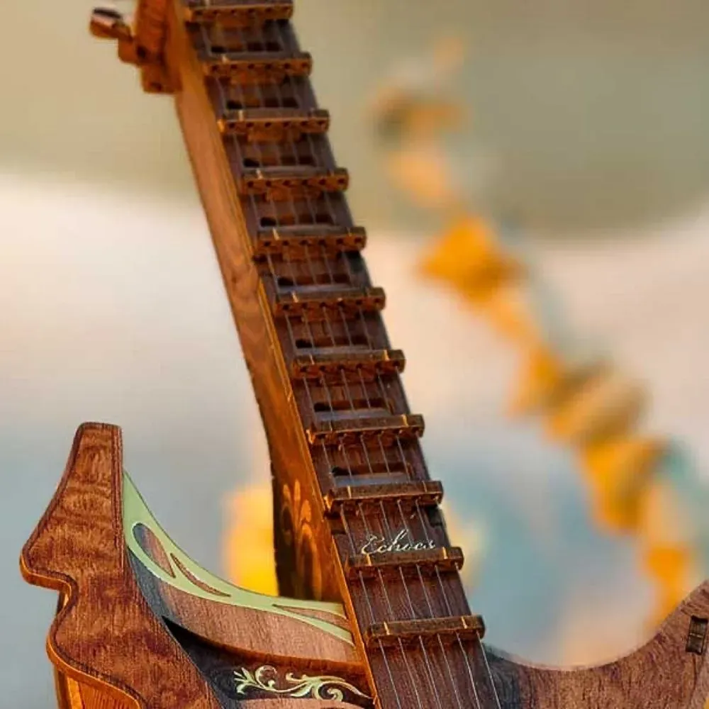 Puzzle 3D guitare mélodieuse : vue 3