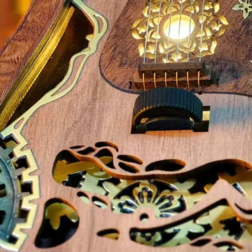Puzzle 3D guitare mélodieuse : vue 4