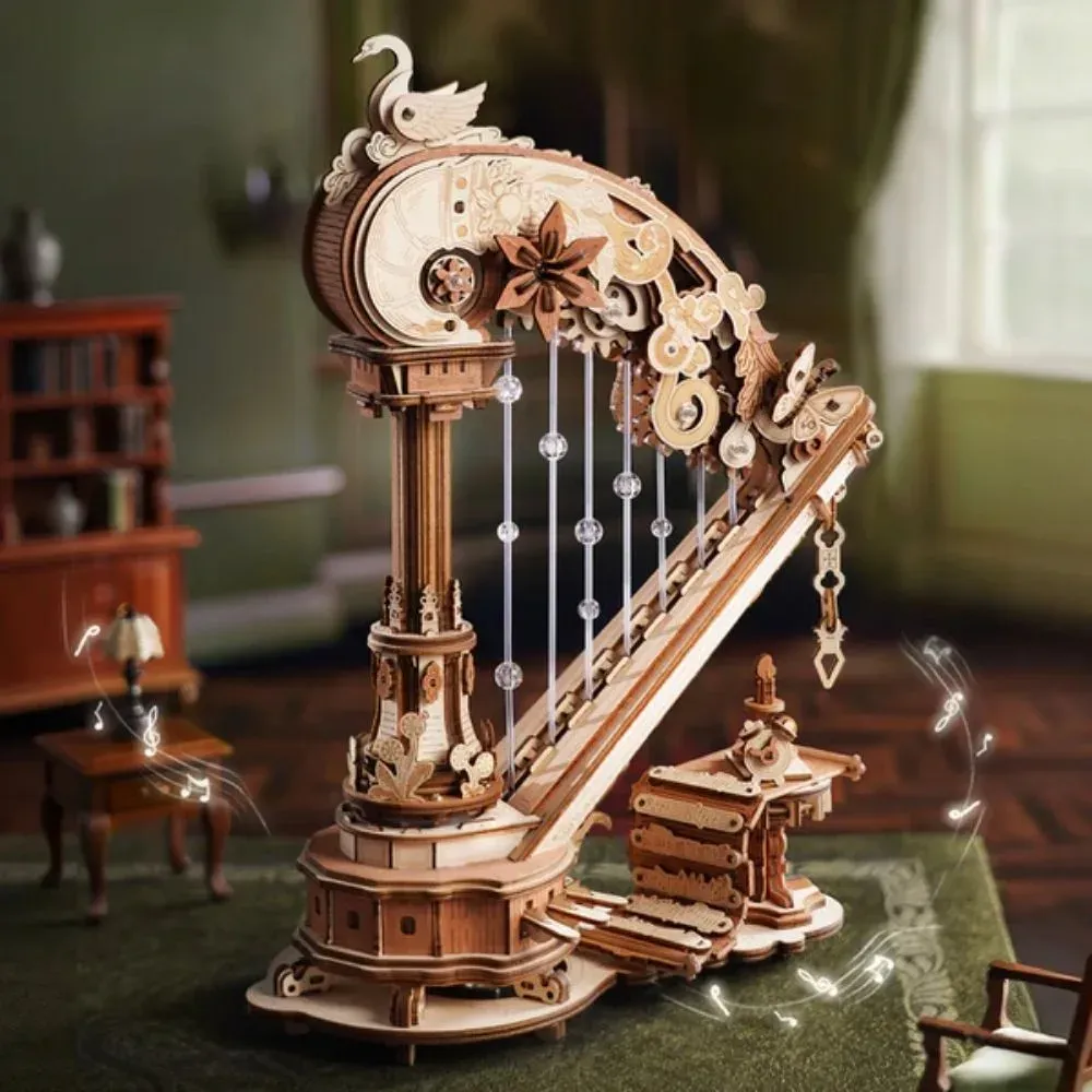 Puzzle 3D harpe magique : vue 3